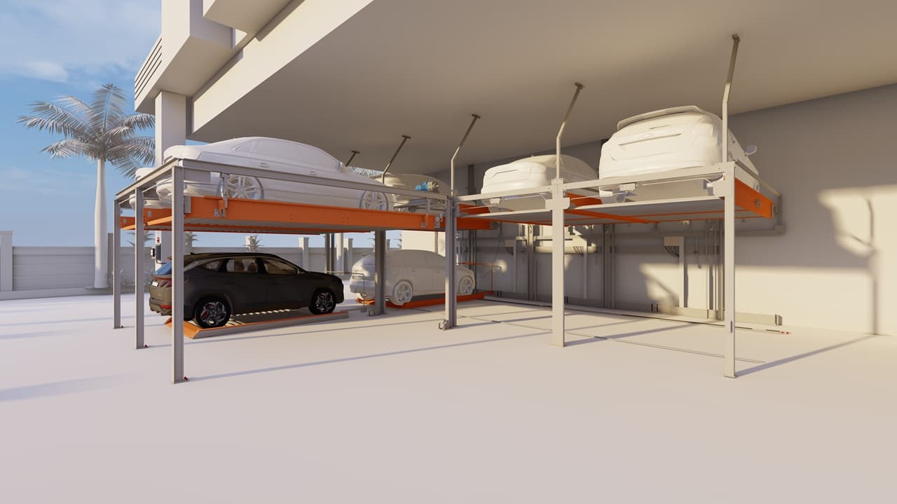 Modern car parking infrastructure
